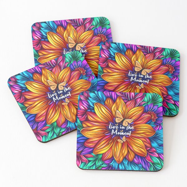 Item preview, Vibrant Blossom Mindfulness Art designed and sold by inkArtistryfine.
