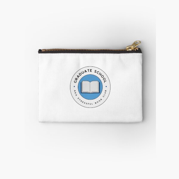 Item preview, Graduate school, aka stressful book club round emblem for academics and grad students designed and sold by StudyPuff.