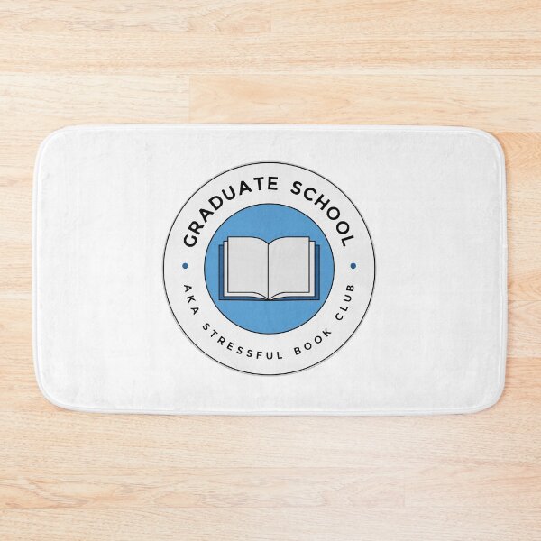 Item preview, Graduate school, aka stressful book club round emblem for academics and grad students designed and sold by StudyPuff.