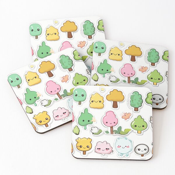 Item preview, cute kawaii tree designed and sold by krishnajit22.