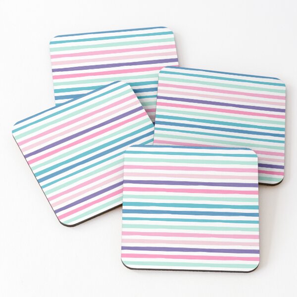Item preview, Colorful Vibrant Watercolor Lines  designed and sold by MadebyUwi.