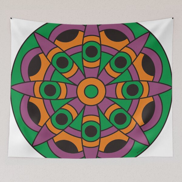 Item preview, vibrant mandala designed and sold by CaroEtnia.