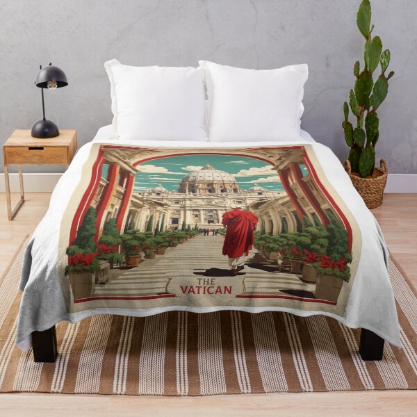 Item preview, The Vatican Italy Vintage Poster Tourism designed and sold by TravelersGems.