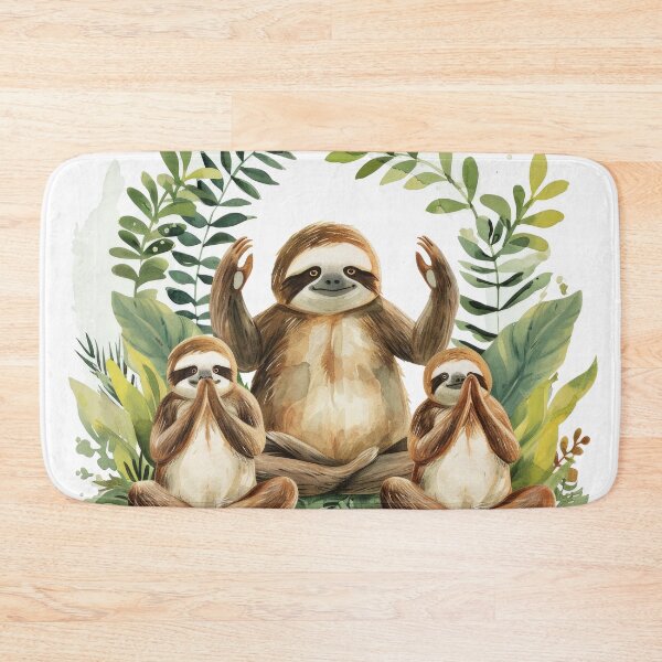 Item preview, Zen Sloths Yoga Retreat: Adorable Tranquility designed and sold by jamessismanes.