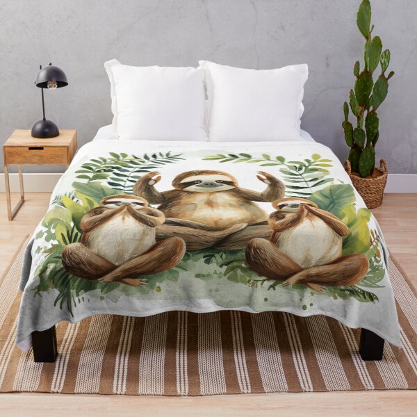 Item preview, Zen Sloths Yoga Retreat: Adorable Tranquility designed and sold by jamessismanes.