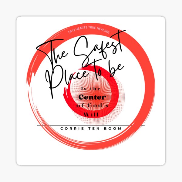 Corrie ten Boom - The Center of God's Will Sticker