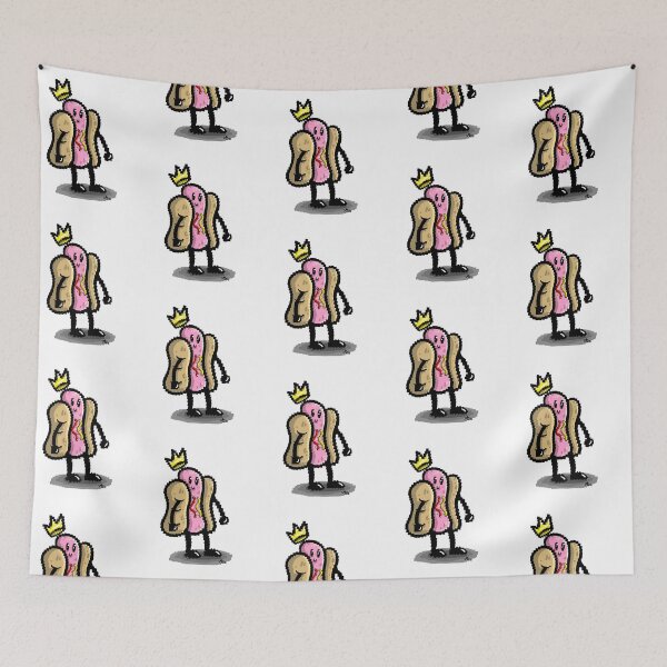 Item preview, Pixel HotDog Dude designed and sold by ToekneeDraws.