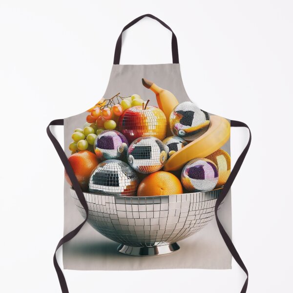 Item preview, Disco Fruits in a Bowl, Disco Ball Artwork  designed and sold by ArtfulMiller.
