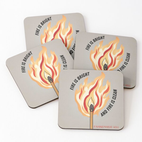 Item preview, Fahrenheit 451 Quote designed and sold by myfandombrain.
