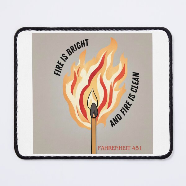 Item preview, Fahrenheit 451 Quote designed and sold by myfandombrain.