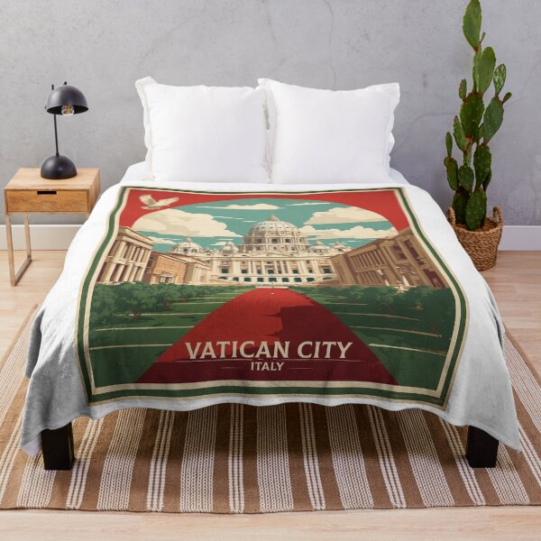 Item preview, Vatican City Italy Vintage Poster Tourism designed and sold by TravelersGems.