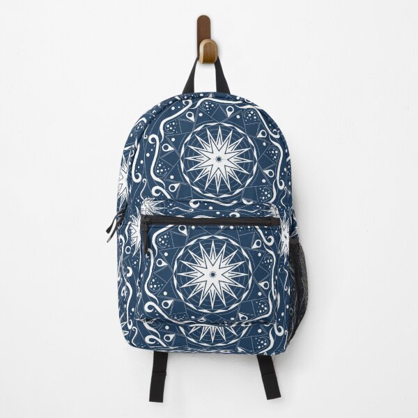 Item preview, White Ribbons and Stars on a Dark Blue Background designed and sold by KathyLav.