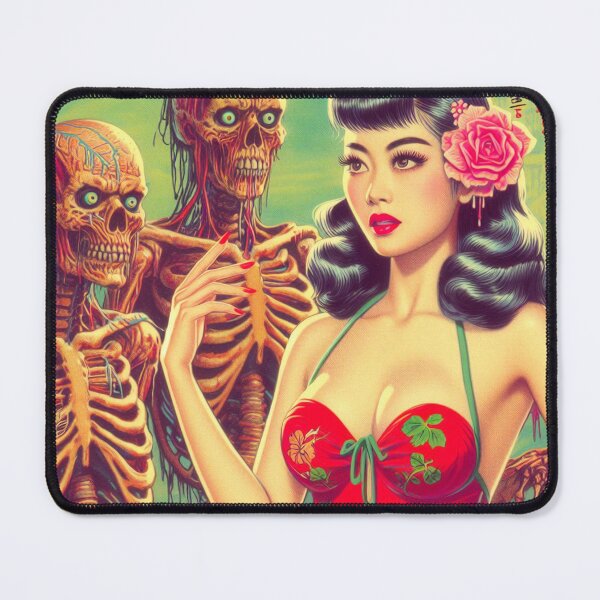 Item preview, Rero Zombies Japanese Girl designed and sold by PulpVintage.