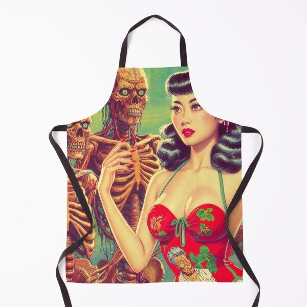 Item preview, Rero Zombies Japanese Girl designed and sold by PulpVintage.