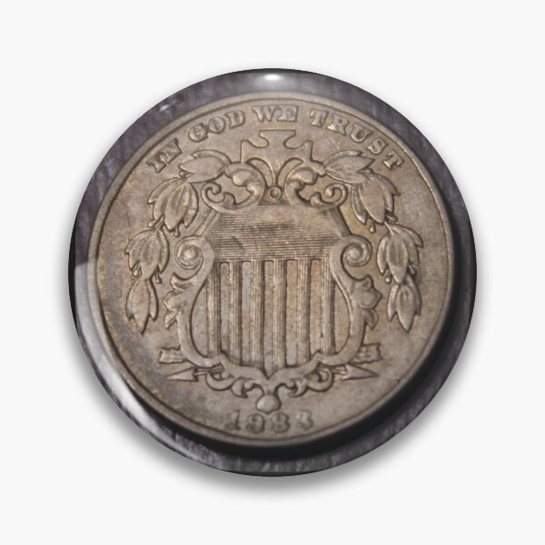 Item preview, 1883 Shield Nickel XF designed and sold by coinsxcrochet.