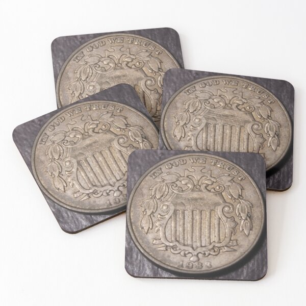 Item preview, 1883 Shield Nickel XF designed and sold by coinsxcrochet.