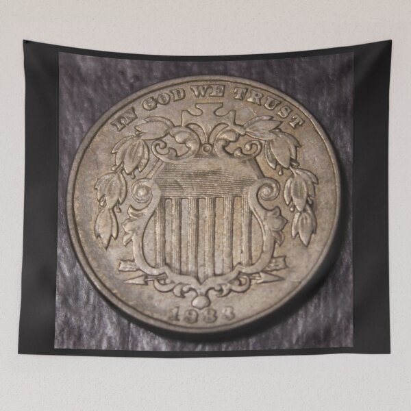 Item preview, 1883 Shield Nickel XF designed and sold by coinsxcrochet.
