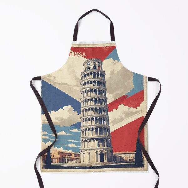 Item preview, Leaning Tower of Pisa Italy Vintage Poster Tourism 1 designed and sold by TravelersGems.