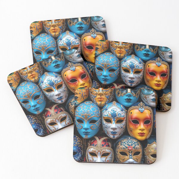 Aperçu de l'œuvre Masques de Carnaval - Décoration créée et vendue par jecphotography and art.