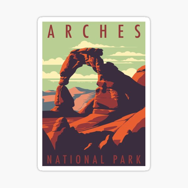 Item preview, Arches National Park designed and sold by thegoodwordsco.
