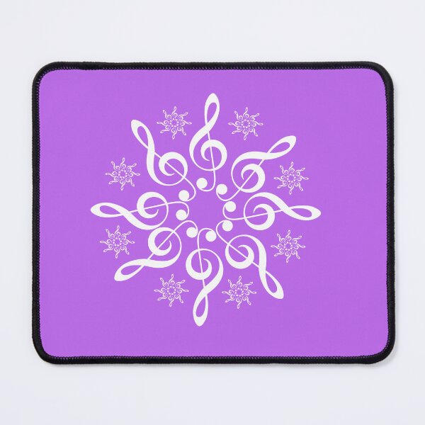 Item preview, Treble Clef Flower Star designed and sold by LindoDesign.