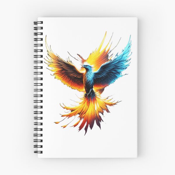 Item preview, Authentic Beauty: Blue and Orange Phoenix designed and sold by palavar.