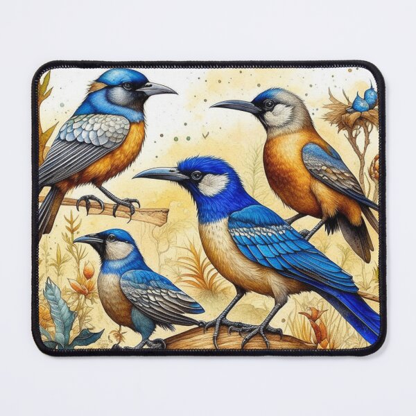 Item preview, Classic Birdlife Blue Jay Illustration designed and sold by HippieFarms11.