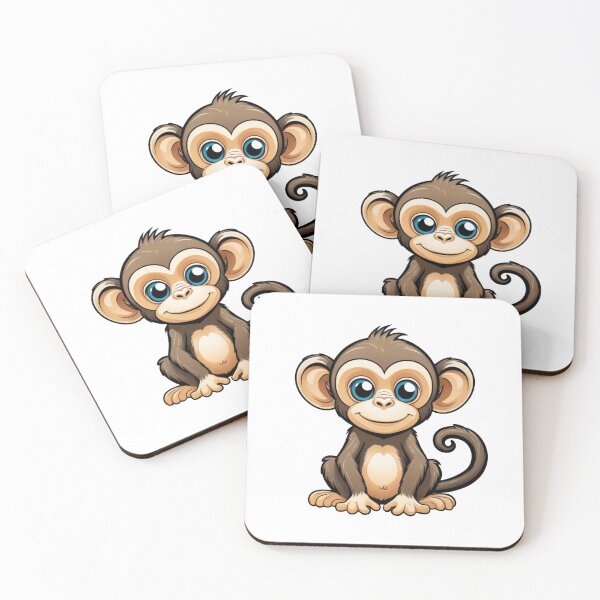 Item preview, Cartoon monkey designed and sold by ArtyPrintsHub.