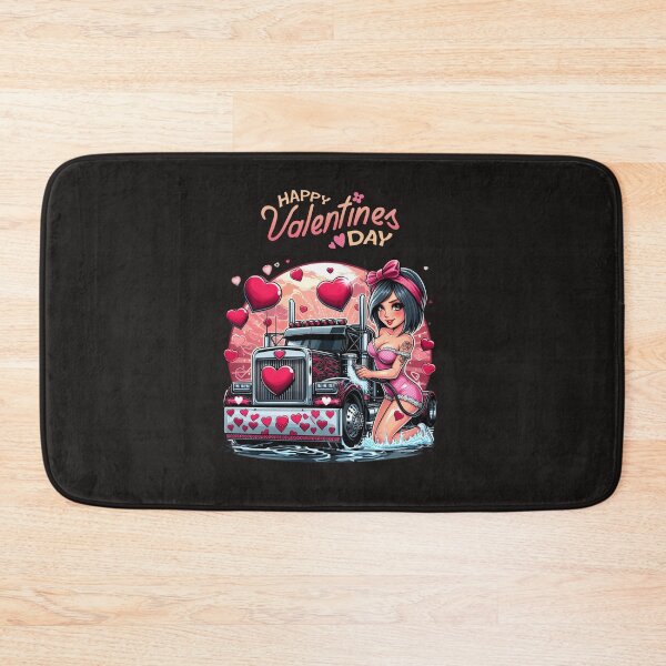 Item preview, Happy Valentine's Day big rig  designed and sold by SeeingBeyond.