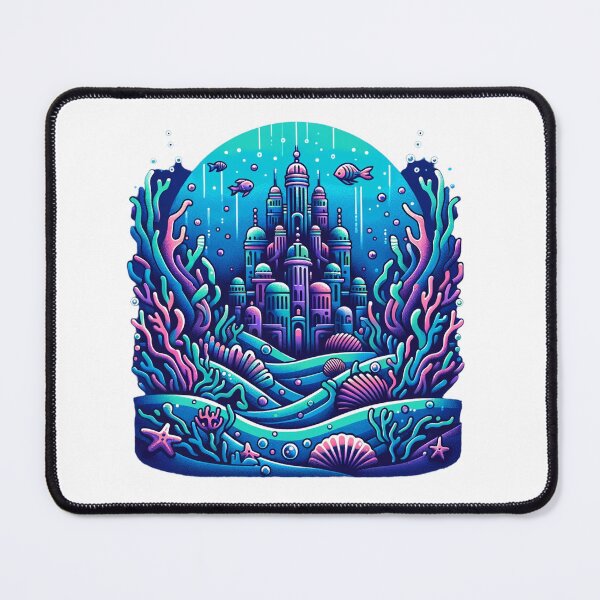 Item preview, Enchanted Underwater Cityscape designed and sold by NAISTUDIOSTO.
