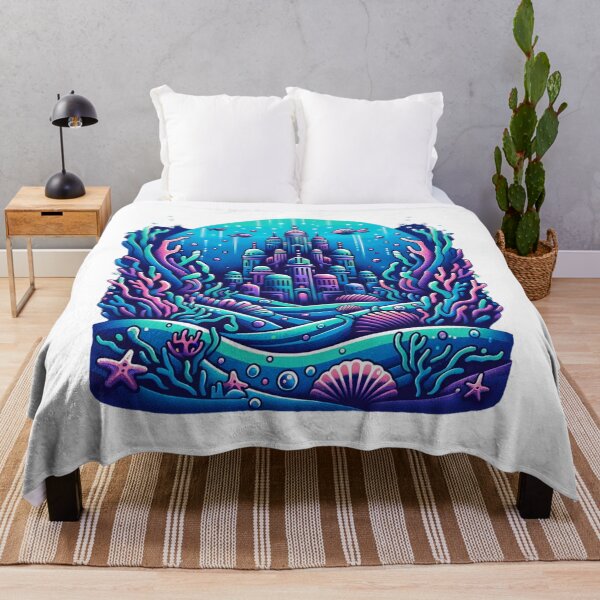 Item preview, Enchanted Underwater Cityscape designed and sold by NAISTUDIOSTO.