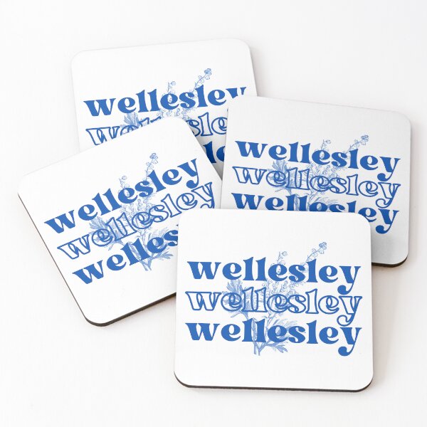 Item preview, Wellesley College Logo Floral designed and sold by wujulike.