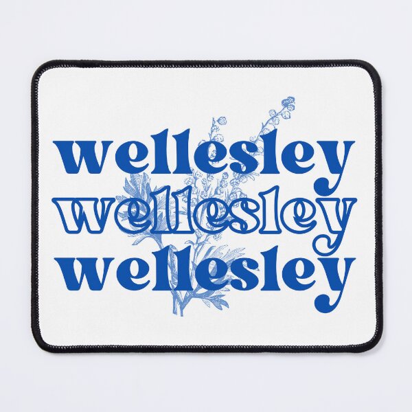 Item preview, Wellesley College Logo Floral designed and sold by wujulike.