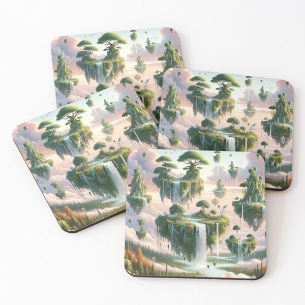 Item preview, Mystical Floating Islands Paradise designed and sold by NAISTUDIOSTO.