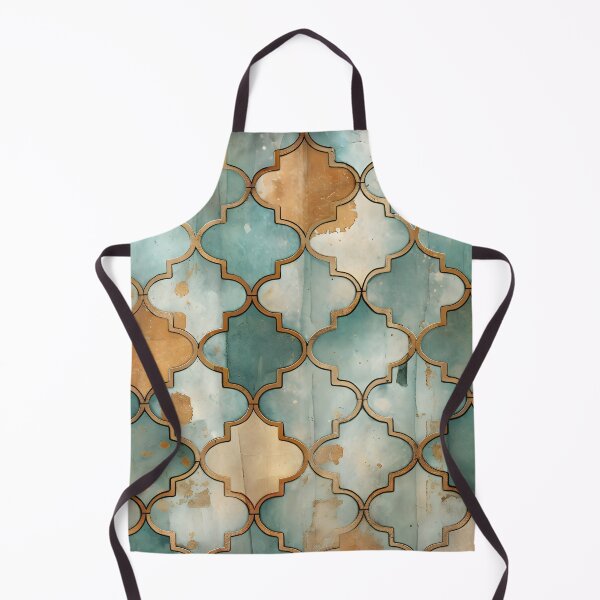 Item preview, Weathered and worn Moroccan tile print designed and sold by dcrc.
