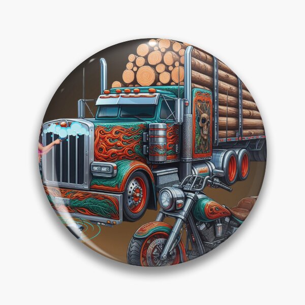 Item preview, Working hard big rig  designed and sold by SeeingBeyond.
