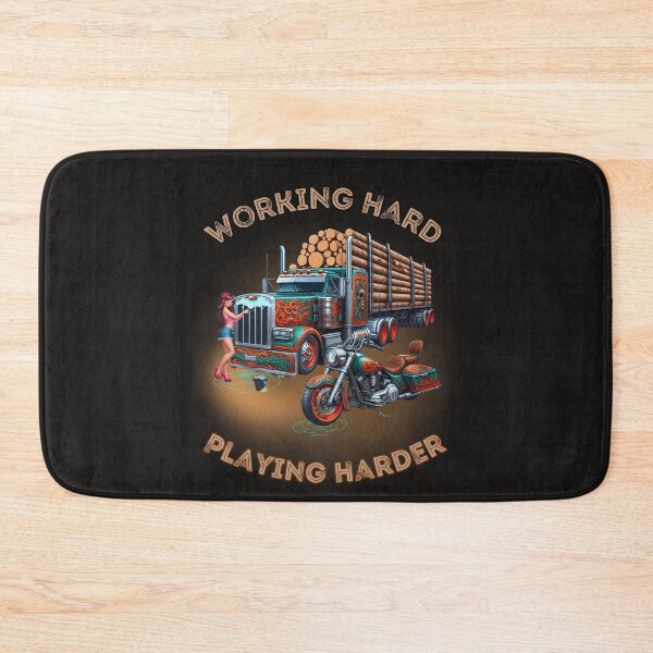 Item preview, Working hard big rig  designed and sold by SeeingBeyond.