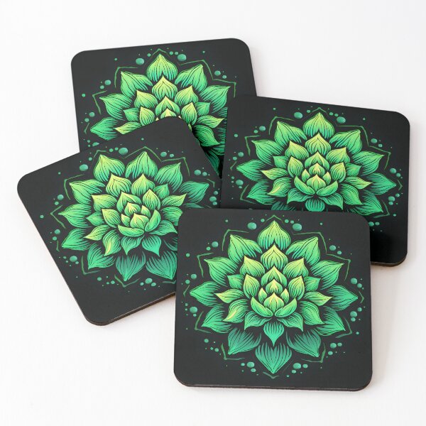 Item preview, Neon Lotus Mandala Glow designed and sold by inkArtistryfine.
