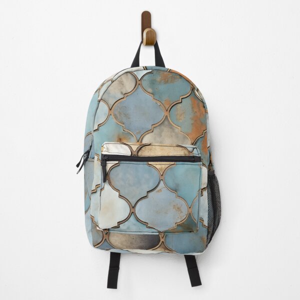 Item preview, weathered and worn moroccan tile print designed and sold by dcrc.