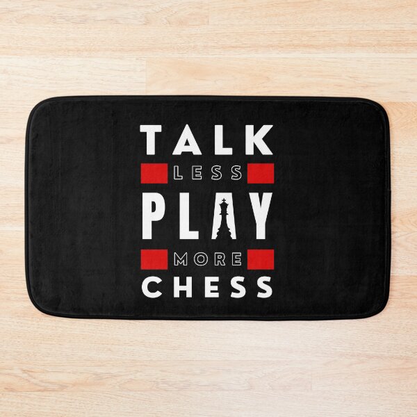 Item preview, Talk Less Play More Chess - Red  designed and sold by ChessiShop.