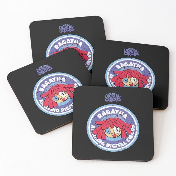 Item preview, THE AMAZING DIGITAL CIRCUS: RAGATHA CIRCLE EMBLEM (GRUNGE) designed and sold by FunGangStore.