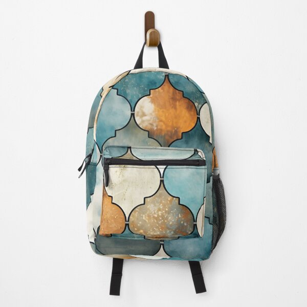 Item preview, weathered and worn moroccan tile print designed and sold by dcrc.