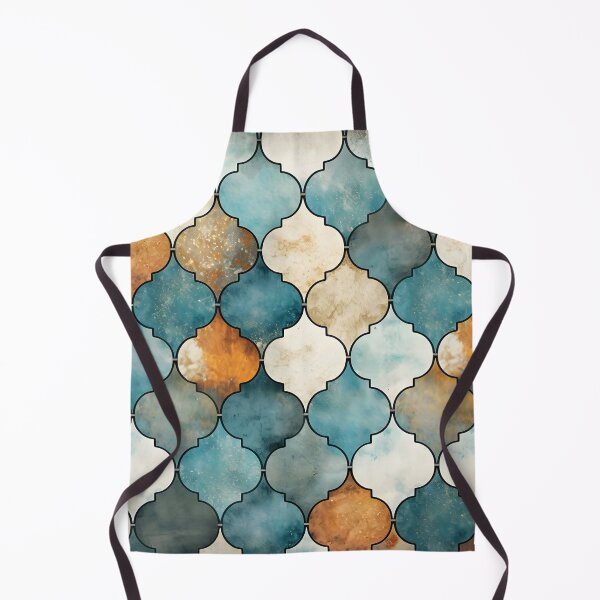 Item preview, weathered and worn moroccan tile print designed and sold by dcrc.