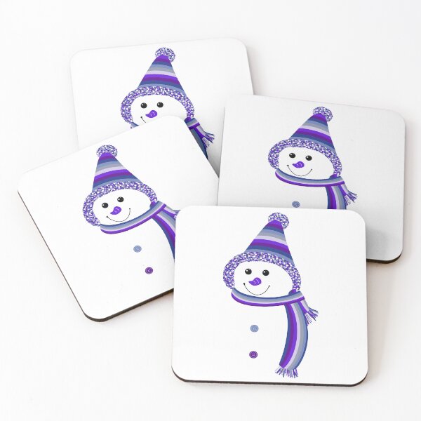 Item preview, Butch Lesbian Pride Snowman Snowperson Purple Blue White designed and sold by JoyfulJen.