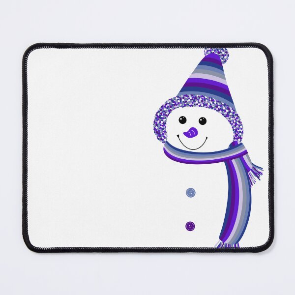Item preview, Butch Lesbian Pride Snowman Snowperson Purple Blue White designed and sold by JoyfulJen.