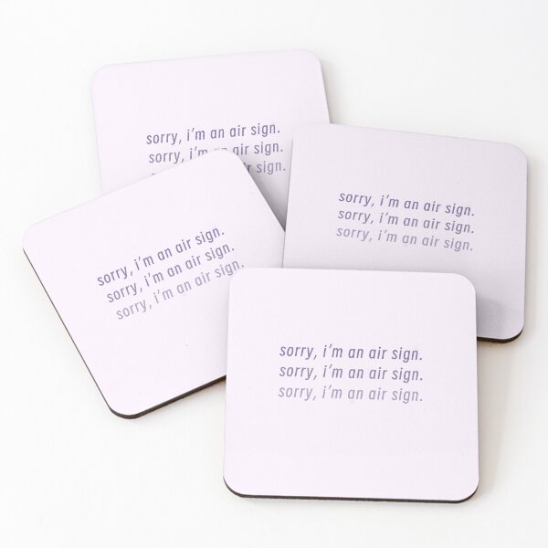 Item preview, Sorry, I’m an Air Sign designed and sold by madebyLizm.