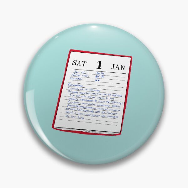 Item preview, Bridget Jones' New Year Resolutions designed and sold by Binky Studio.