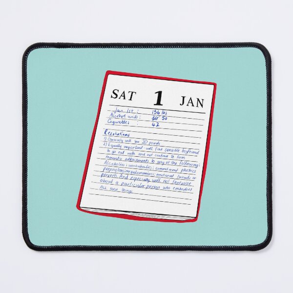 Item preview, Bridget Jones' New Year Resolutions designed and sold by Binky Studio.