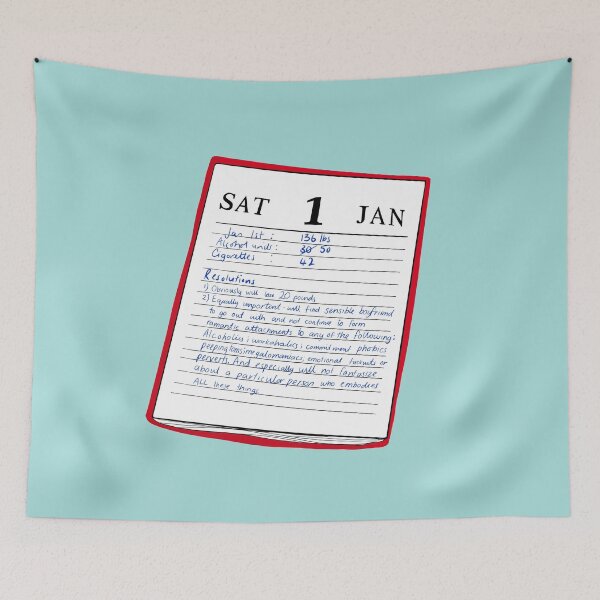 Item preview, Bridget Jones' New Year Resolutions designed and sold by Binky Studio.