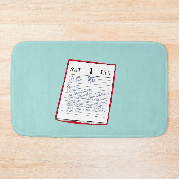 Item preview, Bridget Jones' New Year Resolutions designed and sold by Binky Studio.